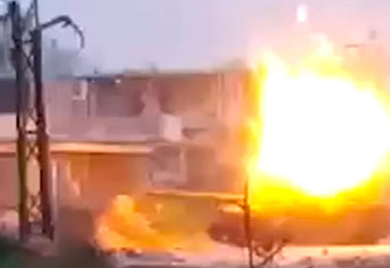 Солдаты Свободной армии Сирии подбили командирский танк боевиков