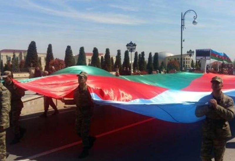 В Горадизе состоялось шествие, посвященное годовщине победы в апрельских боях