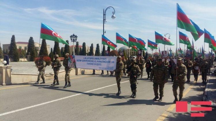 В Горадизе состоялось шествие, посвященное годовщине победы в апрельских боях