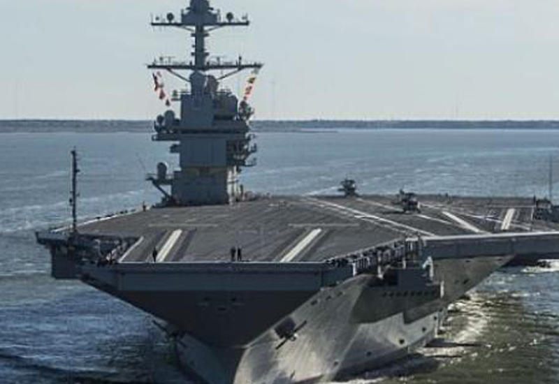 В США протестировали самый огромный в мире авианосец