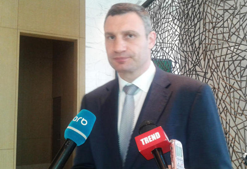 Виталий Кличко: Очень важно, чтобы отношения между Украиной и Азербайджаном становились более тесными
