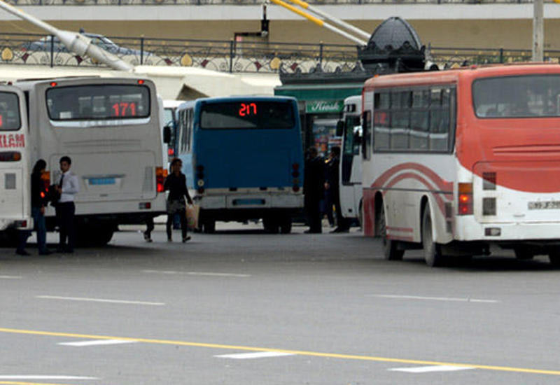 Bu avtobusların hərəkəti dəyişdirildi