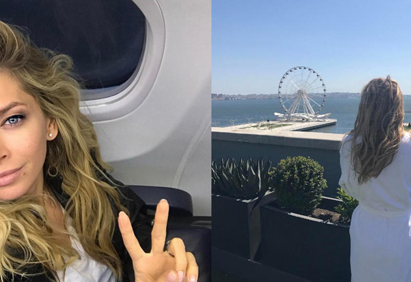 Вера Брежнева показала Баку многомиллионным подписчикам в Instagram