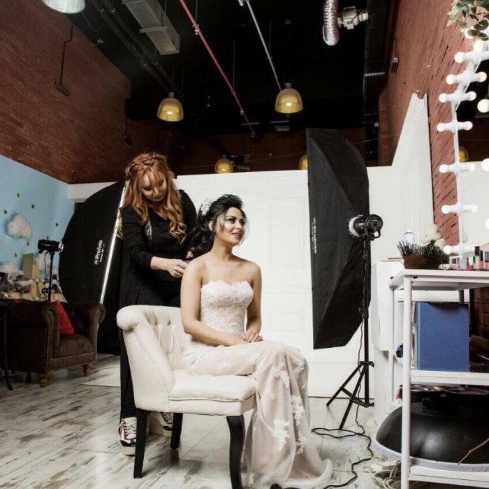 Vüsalə Əlizadə gəlinlik geyindi