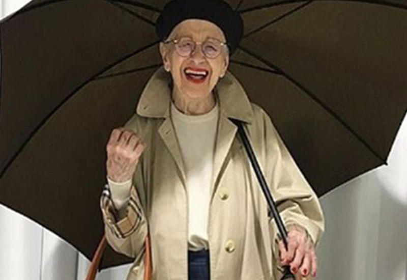 95-летняя бабушка штурмом взяла мир высокой моды