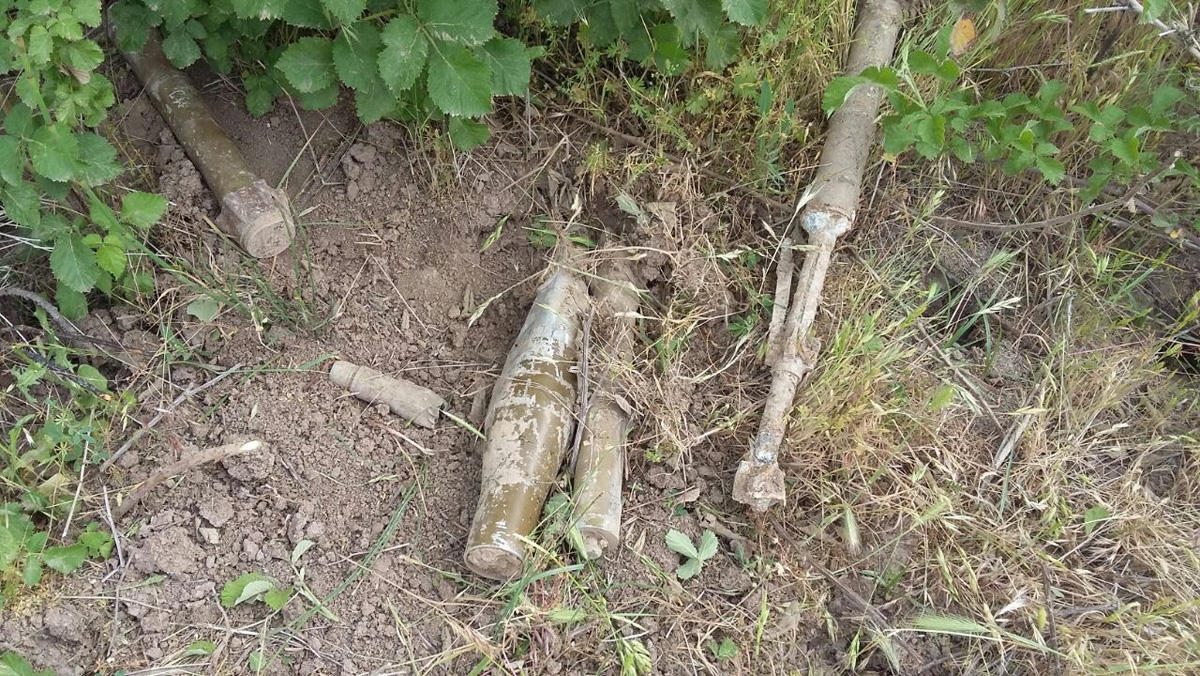 Cocuq Mərcanlıda partlamamış hərbi sursatlar tapılıb