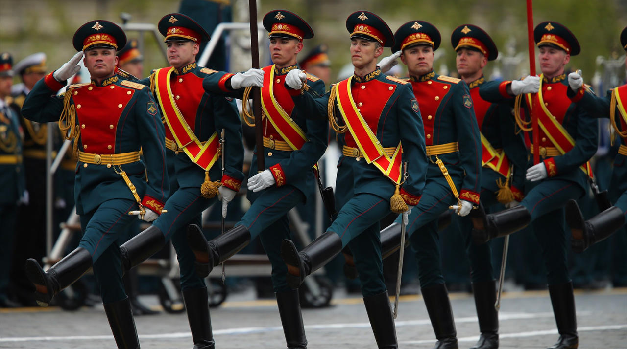 Moskvada hərbi parad keçirildi