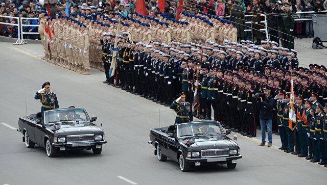 Moskvada hərbi parad keçirildi