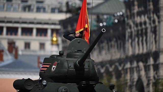 Moskvada hərbi parad keçirildi