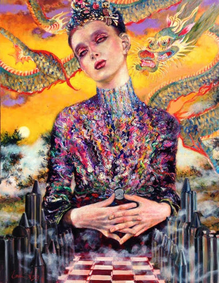 Художник Эмиль Азиз представил жителям Баку "Цветение"