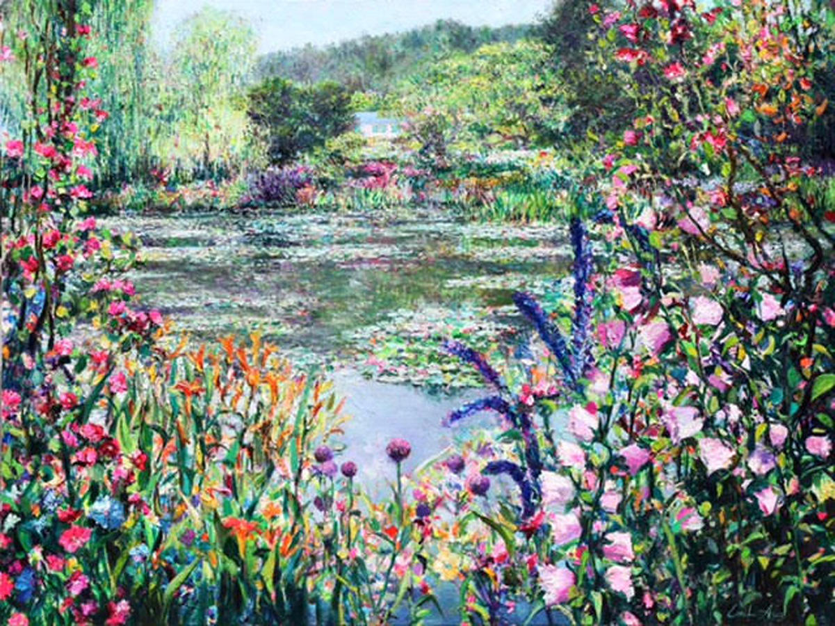 Художник Эмиль Азиз представил жителям Баку "Цветение"