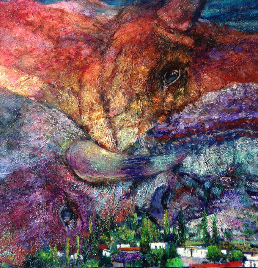 Художник Эмиль Азиз представил жителям Баку "Цветение"