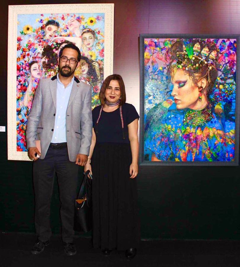 Художник Эмиль Азиз представил жителям Баку "Цветение"