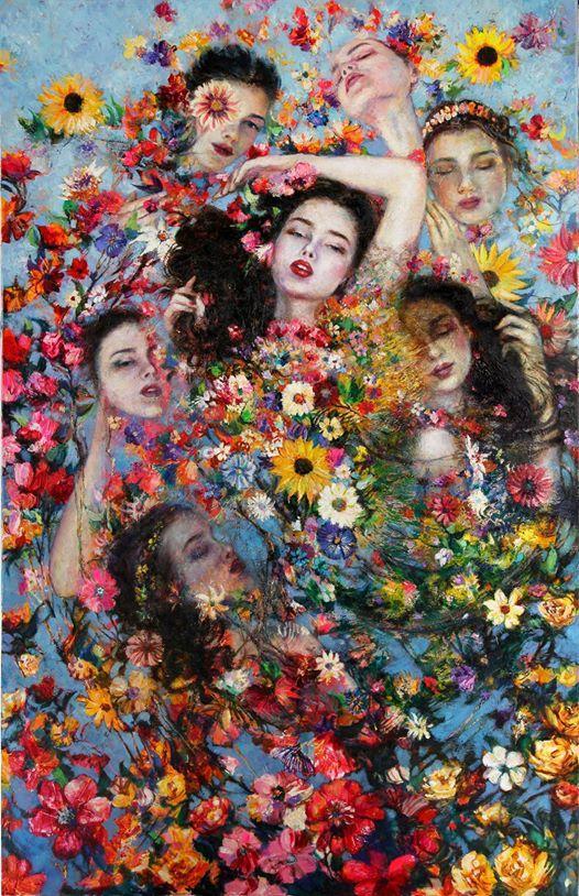 Художник Эмиль Азиз представил жителям Баку "Цветение"