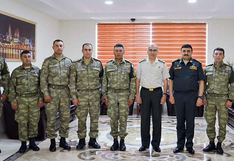 NATO nümayəndəsi Azərbaycan Sülhməramlıları ilə görüşdü