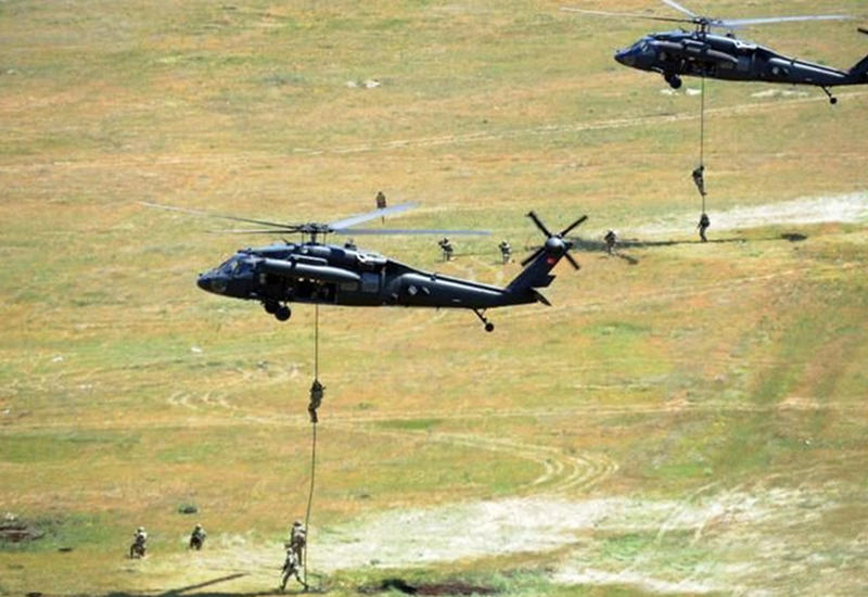 Спецназы Азербайджана, Турции и Грузии проводят совместные военные учения