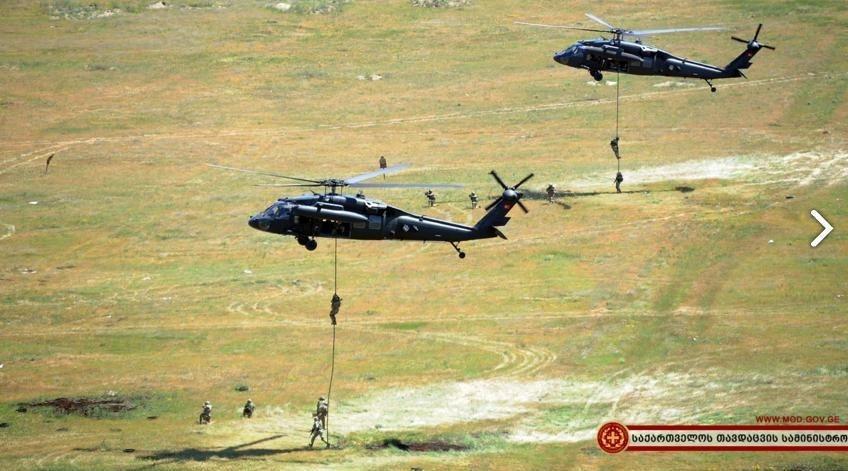 Спецназы Азербайджана, Турции и Грузии проводят совместные военные учения