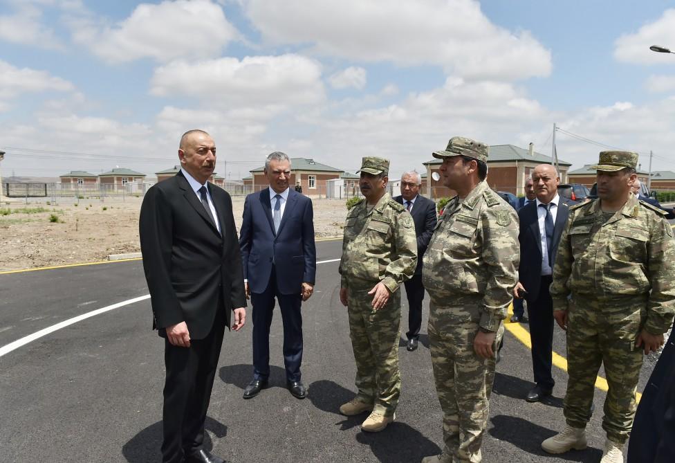 Президент Ильхам Алиев ознакомился с работами, проведенными в восстановленном селе Джоджуг Мерджанлы