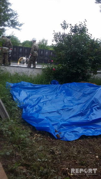 Азербайджанский шехид похоронен в Гусаре