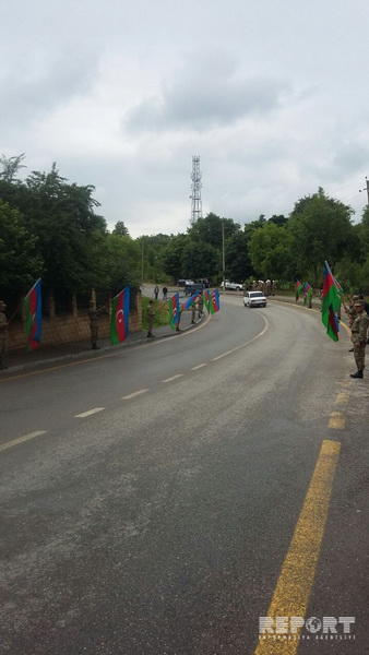 Азербайджанский шехид похоронен в Гусаре