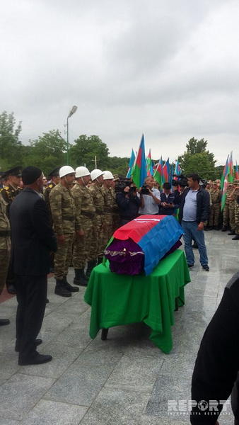 Азербайджанский шехид похоронен в Гусаре