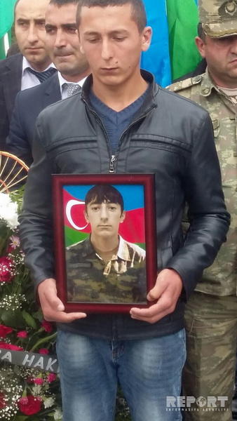 Азербайджанский шехид похоронен в Гусаре