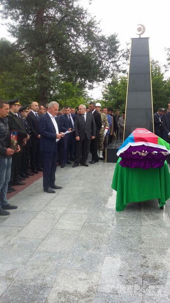Азербайджанский шехид похоронен в Гусаре