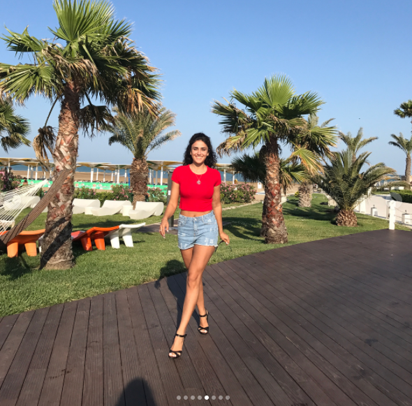 Pərvin Abıyeva çimərlik mövsümünü açdı