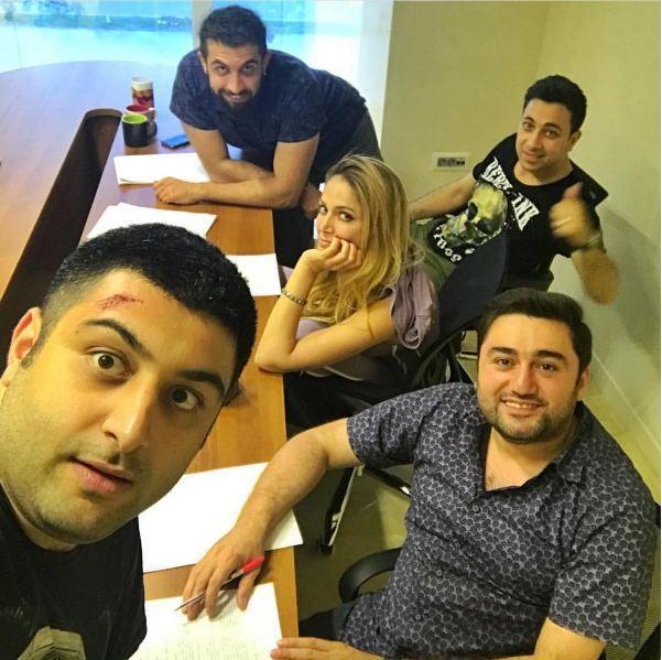 Nigar Camal filmə çəkilir