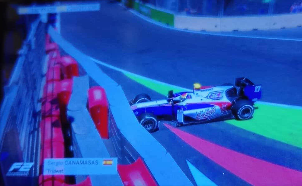 Bir neçə pilot Formula 2 yarışlarında qəza törətdi