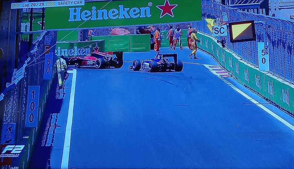 Bir neçə pilot Formula 2 yarışlarında qəza törətdi