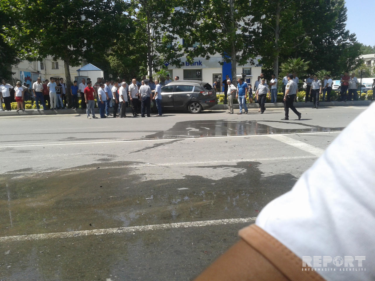 "Скорая" устроила цепную аварию в Мингячевире, есть раненые