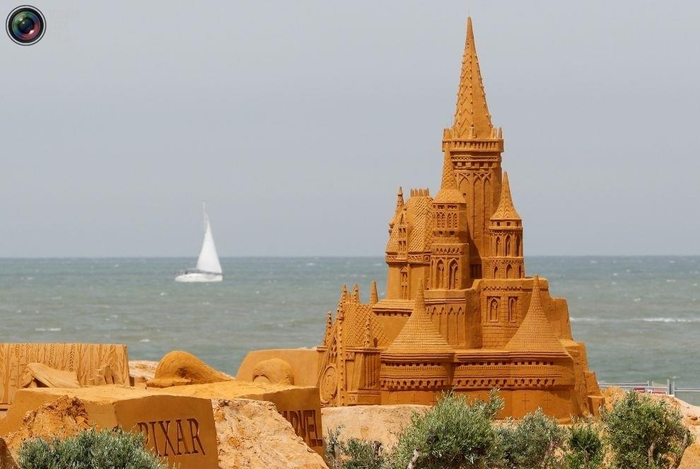 Фестиваль песчаных скульптур "Disney Sand Magic" в Бельгии