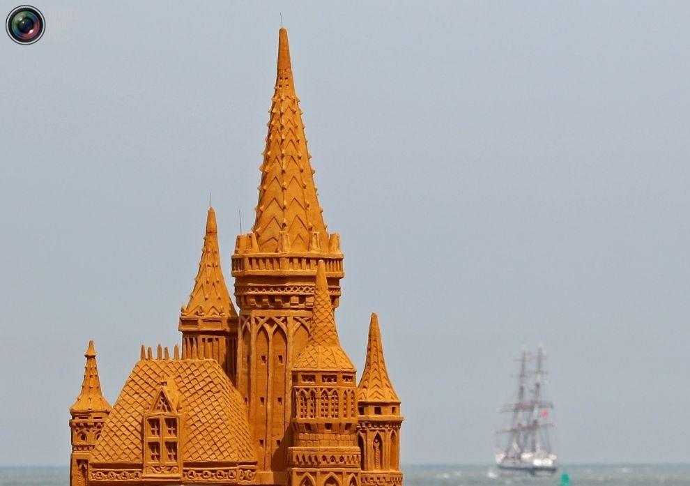 Фестиваль песчаных скульптур "Disney Sand Magic" в Бельгии
