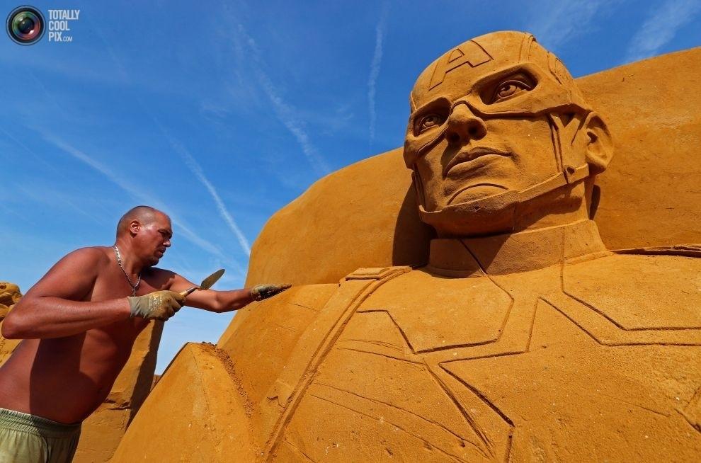 Фестиваль песчаных скульптур "Disney Sand Magic" в Бельгии