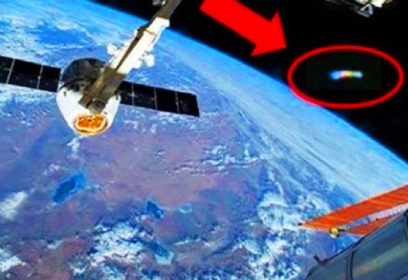НЛО попало на видео с МКС