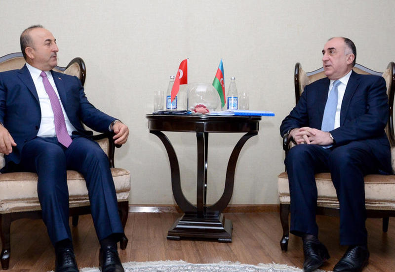 Elmar Məmmədyarovla Mövlud Çavuşoğlu arasında görüş olub