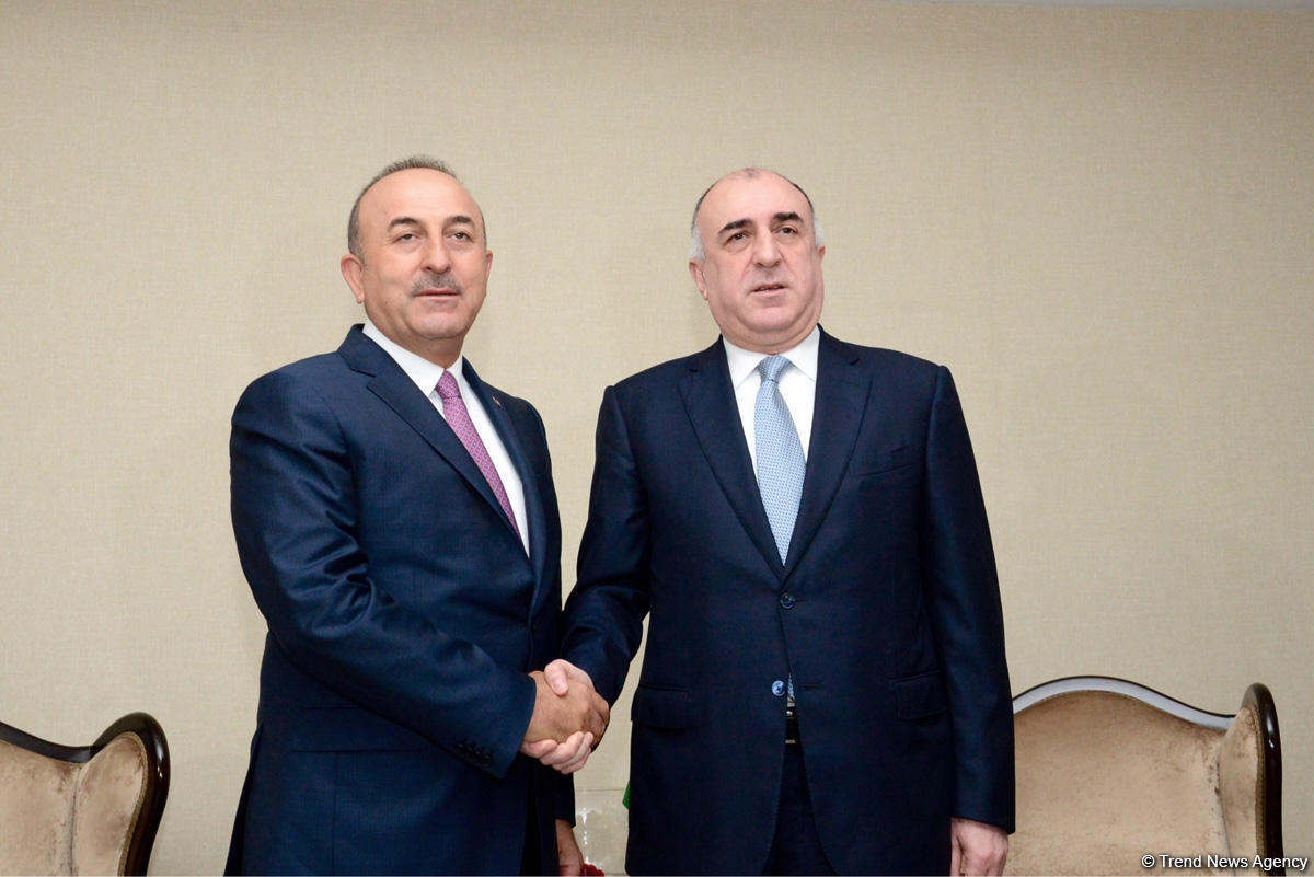 Elmar Məmmədyarovla Mövlud Çavuşoğlu arasında görüş olub