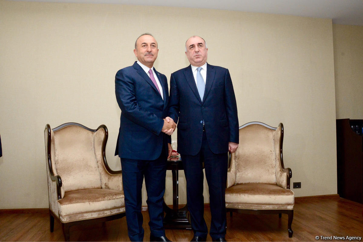 Elmar Məmmədyarovla Mövlud Çavuşoğlu arasında görüş olub