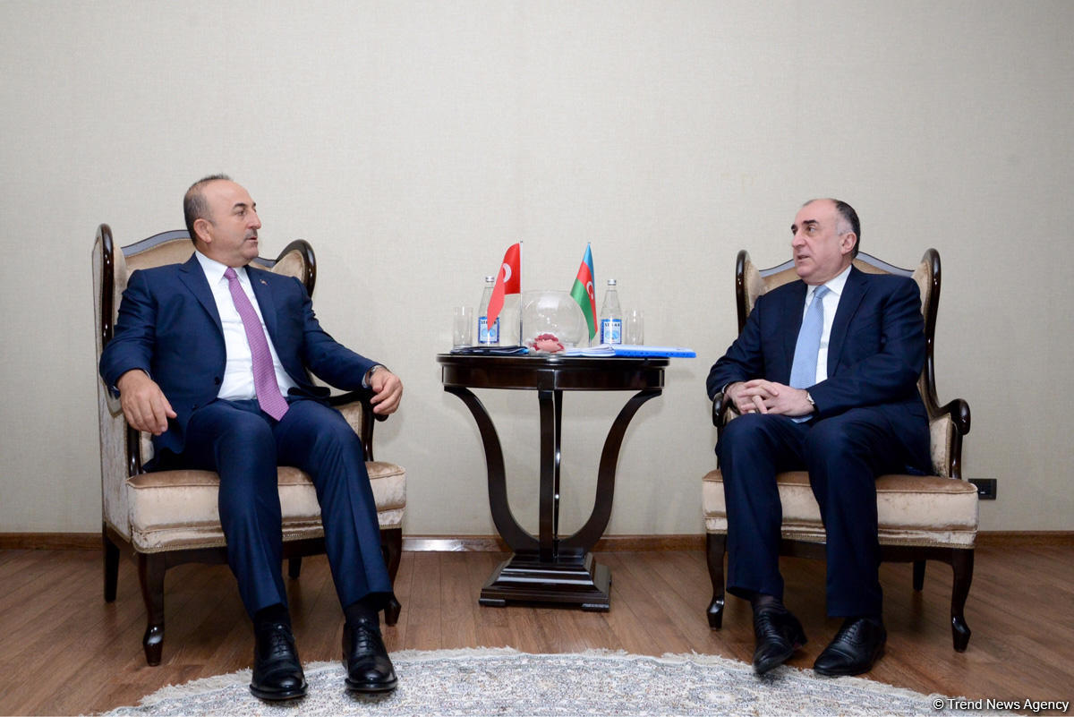 Elmar Məmmədyarovla Mövlud Çavuşoğlu arasında görüş olub
