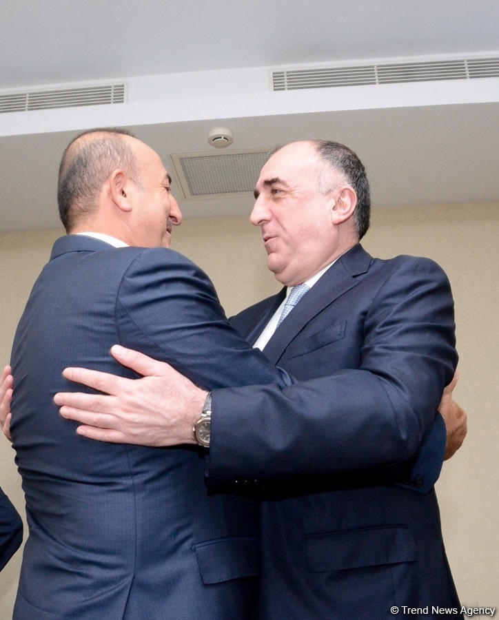 Elmar Məmmədyarovla Mövlud Çavuşoğlu arasında görüş olub