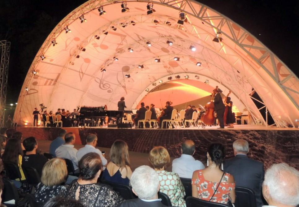 В Габале состоялся грандиозный концерт Молодежного симфонического оркестра Бакинской музыкальной академии