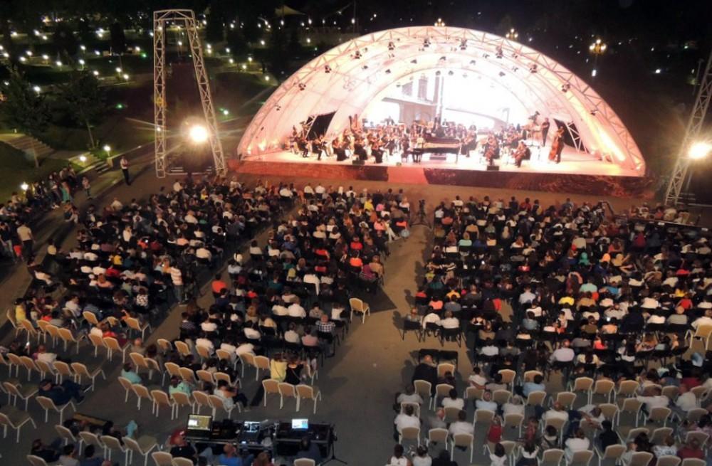 В Габале состоялся грандиозный концерт Молодежного симфонического оркестра Бакинской музыкальной академии