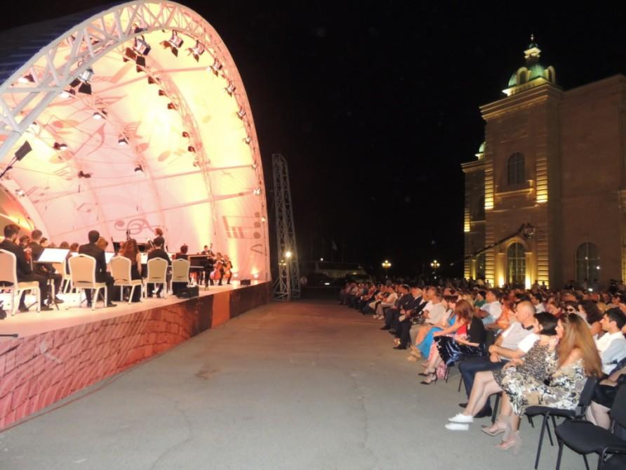 В Габале состоялся грандиозный концерт Молодежного симфонического оркестра Бакинской музыкальной академии