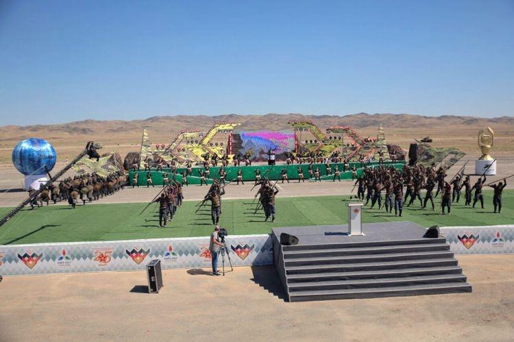 Азербайджанские снайперы на армейских играх в Казахстане