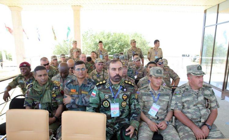 Азербайджанские снайперы на армейских играх в Казахстане