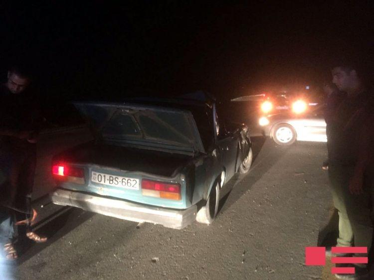 В Исмаиллы автомобиль сбил буйвола