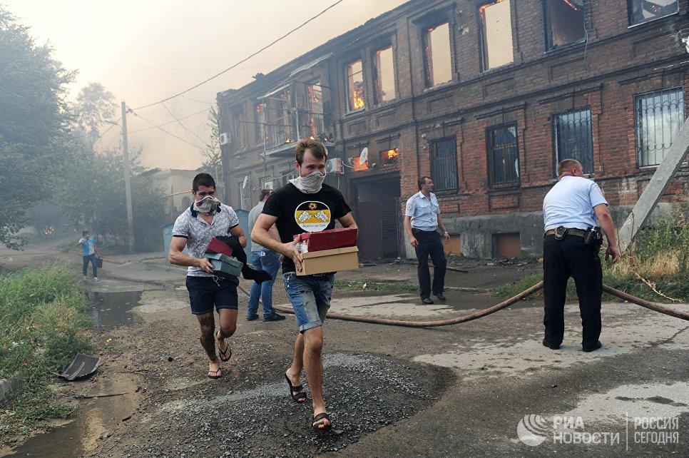 Местные власти сообщили подробности о пожаре в Ростове-на-Дону