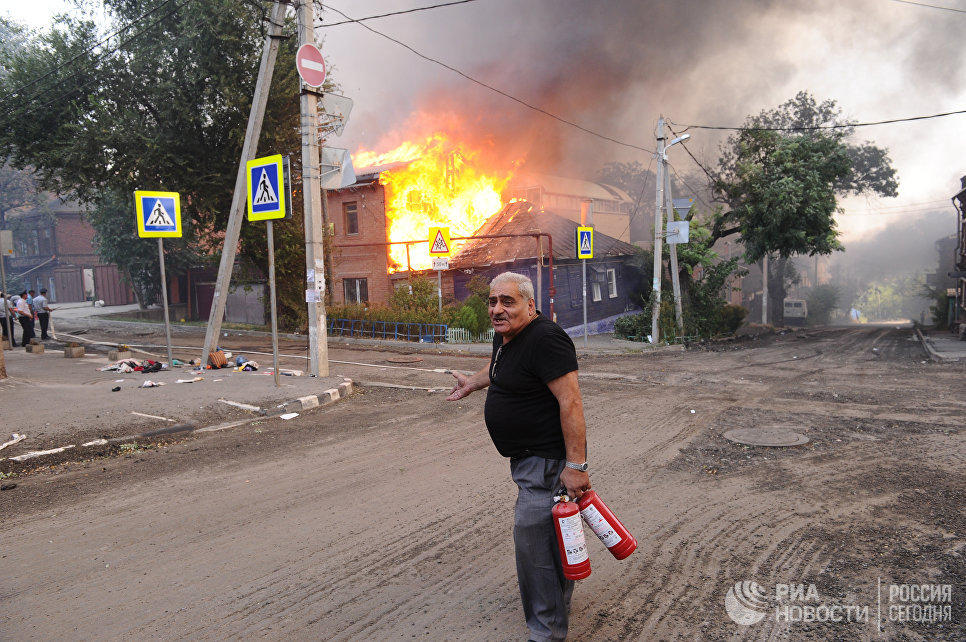 Местные власти сообщили подробности о пожаре в Ростове-на-Дону