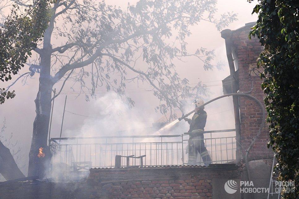 Местные власти сообщили подробности о пожаре в Ростове-на-Дону